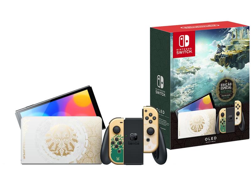 Nintendo Switch 64GB Oled Edição Especial - The Legend of Zelda